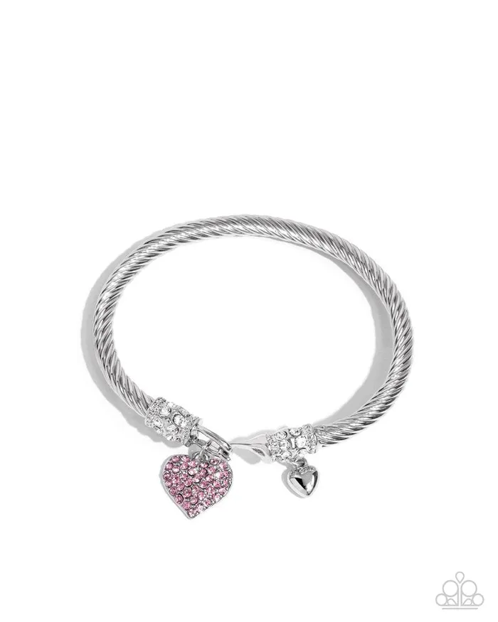 Paparazzi Bracelet Heart Hour Pink Paparazzi Jewelry Bracelets Paparazzi Bracelet Heart Hour Pink Paparazzi Jewelry Bracelets