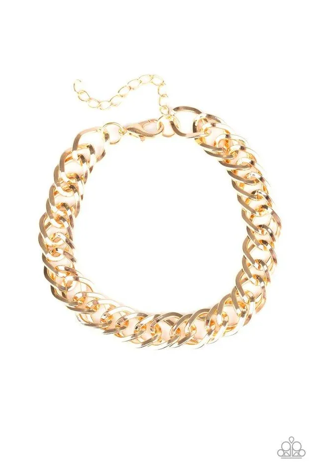 Paparazzi Bracelet On The Ropes Gold Paparazzi Jewelry Bracelets