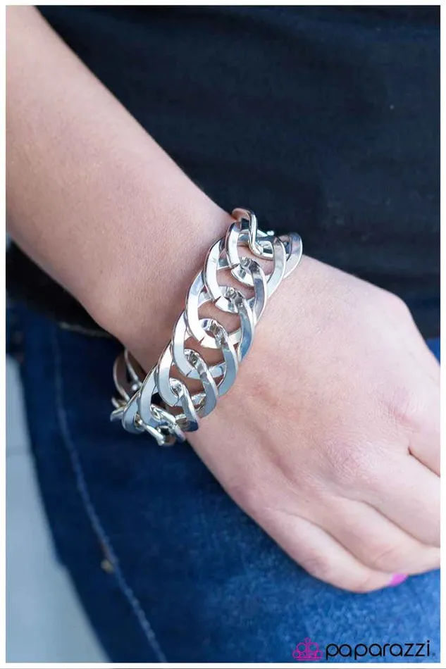 Paparazzi Bracelet Prima Donna Silver Paparazzi Jewelry Bracelets
