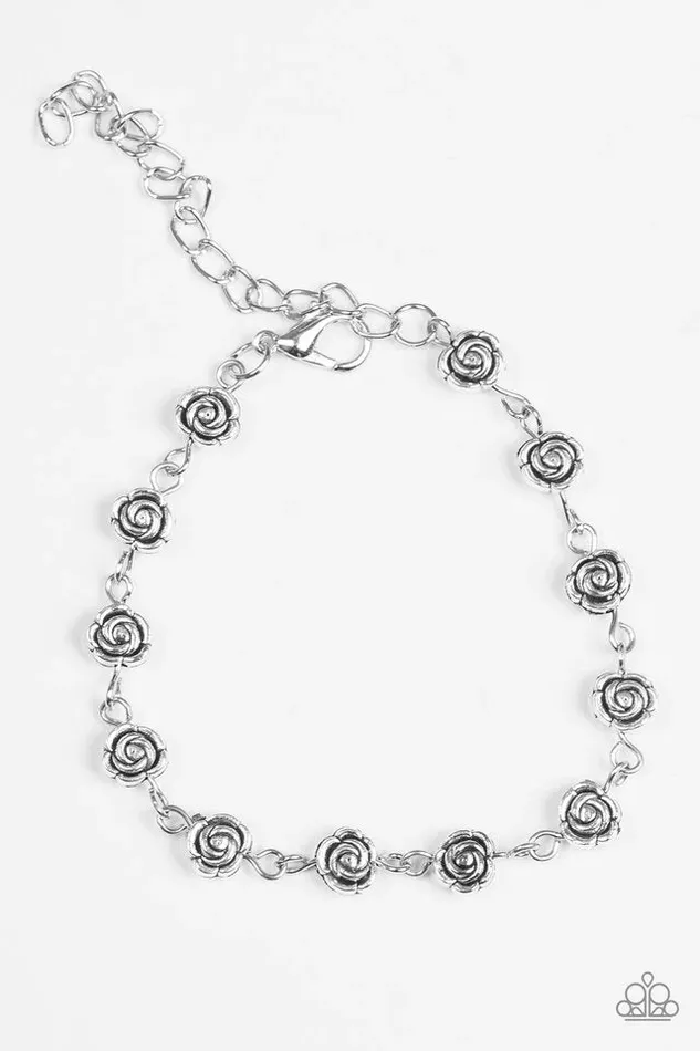 Paparazzi Bracelet Rosebud Radiance Silver Paparazzi Jewelry Bracelets