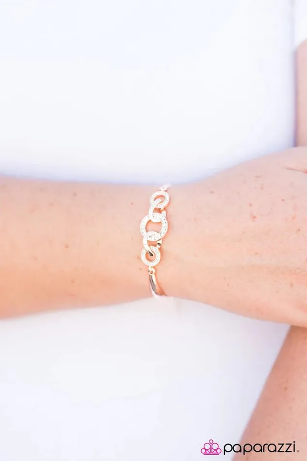 Paparazzi Bracelet Royal Society Rose Gold Paparazzi Jewelry Bracelets