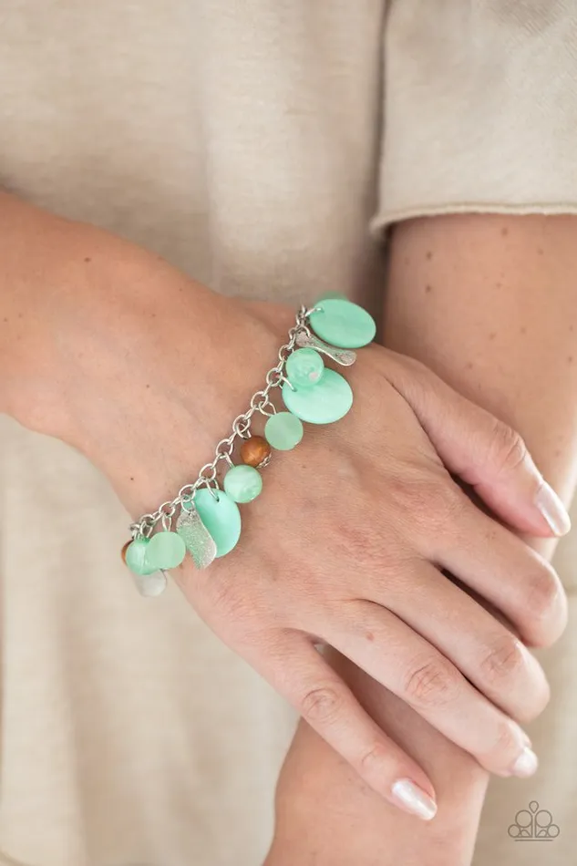 Paparazzi Bracelet Springtime Springs Green Paparazzi Jewelry Bracelets