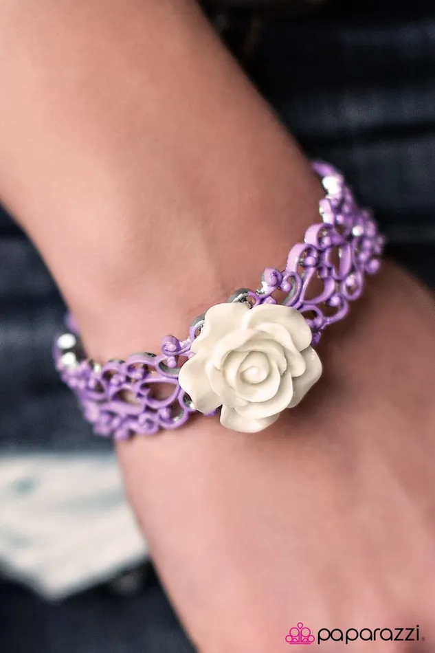Paparazzi Bracelet Wonderland Tea Party Purple Paparazzi Jewelry Bracelets