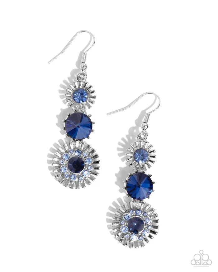 Paparazzi Earring Dedicated Dalliance Blue Paparazzi Jewelry Earrings Paparazzi Earring Dedicated Dalliance Blue Paparazzi Jewelry Earrings