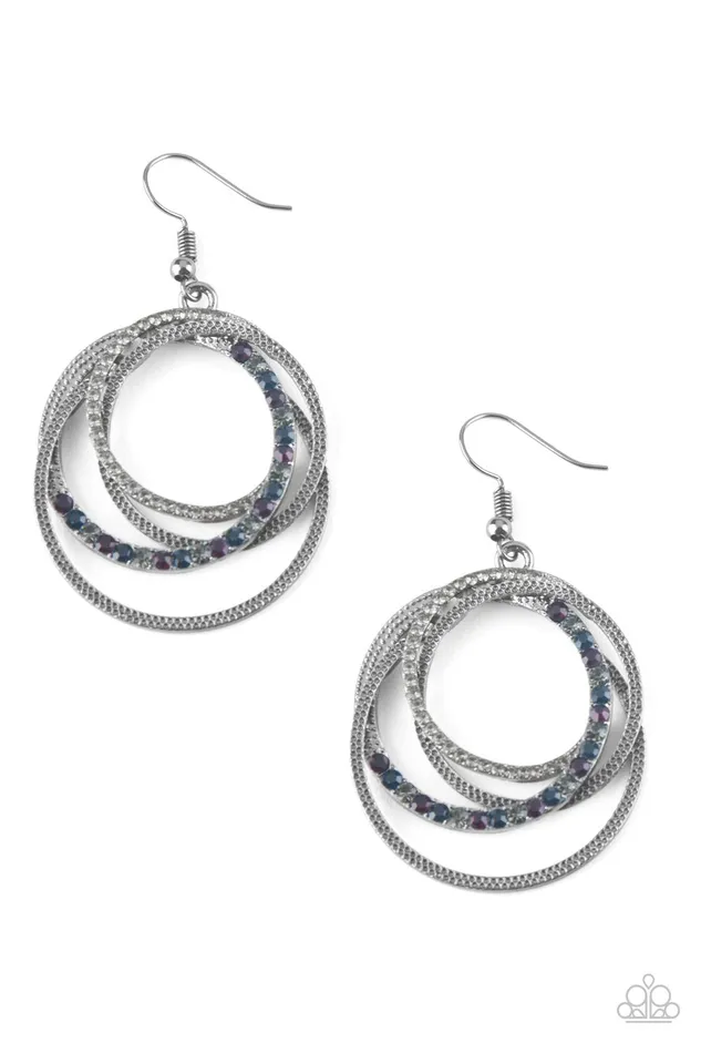 Paparazzi Earring Elegantly Entangled Multi Paparazzi Jewelry Earrings