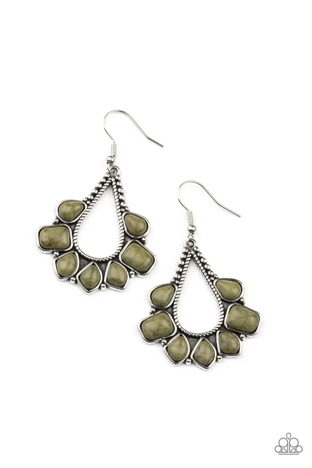Paparazzi Earring Mesa Trek Green Paparazzi Jewelry Earrings Paparazzi Earring Mesa Trek Green Paparazzi Jewelry Earrings