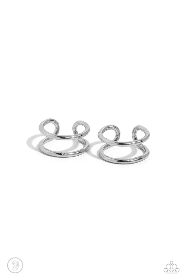 Paparazzi Earring Metallic Moment Silver Paparazzi Jewelry Earrings Paparazzi Earring Metallic Moment Silver Paparazzi Jewelry Earrings