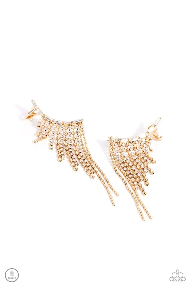 Paparazzi Earring Tapered Tease Gold Paparazzi Jewelry Earrings Paparazzi Earring Tapered Tease Gold Paparazzi Jewelry Earrings