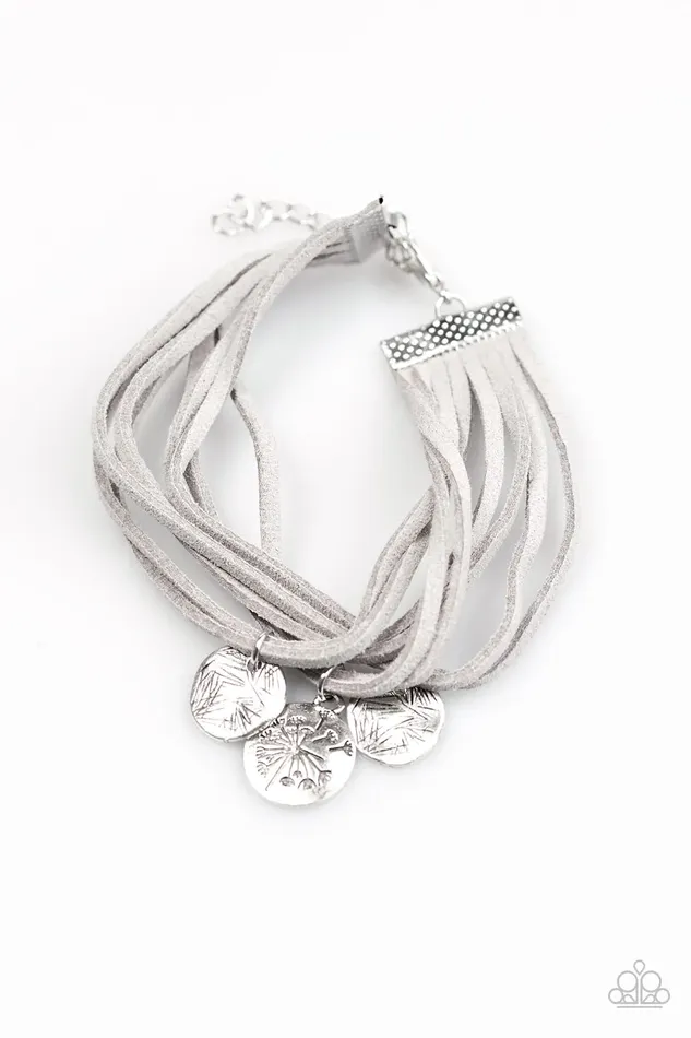 Paparazzi Jewelry Bracelets Paparazzi Bracelet Dandelion Dreams Silver