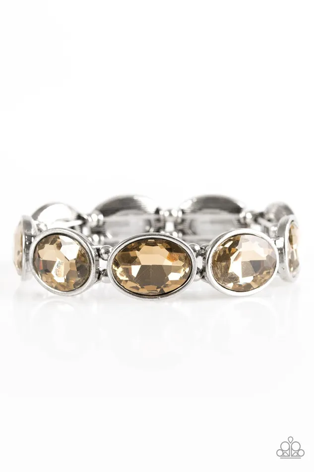 Paparazzi Jewelry Bracelets Paparazzi Bracelet DIVA In Disguise Brown