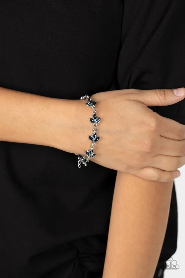 Paparazzi Jewelry Bracelets Paparazzi Bracelet Gala Garland Blue