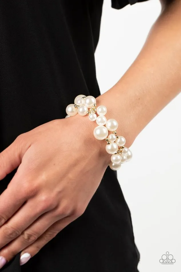 Paparazzi Jewelry Bracelets Paparazzi Bracelet Her Serene Highness Gold