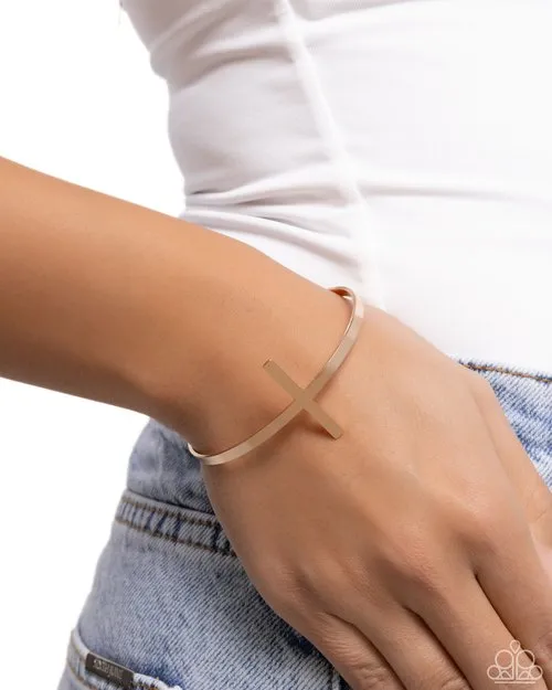 Paparazzi Jewelry Bracelets Paparazzi Bracelet Holy Headline Gold