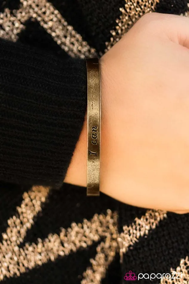 Paparazzi Jewelry Bracelets Paparazzi Bracelet I Can Brass