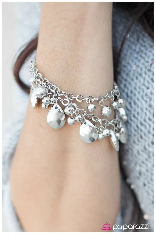 Paparazzi Jewelry Bracelets Paparazzi Bracelet Like A Boss Silver