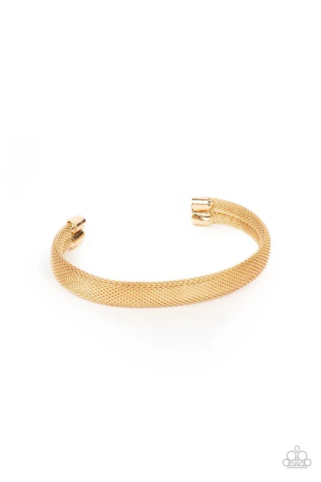 Paparazzi Jewelry Bracelets Paparazzi Bracelet Ready Willing and CABLE Gold Paparazzi Jewelry Bracelets Paparazzi Bracelet Ready Willing and CABLE Gold
