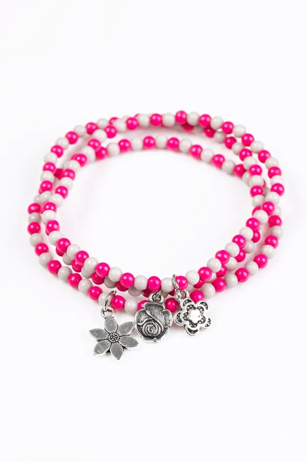 Paparazzi Jewelry Bracelets Paparazzi Bracelet Rooftop Gardens Pink