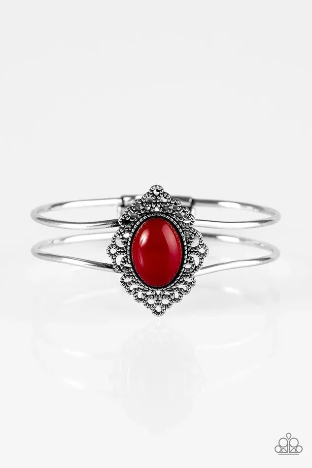 Paparazzi Jewelry Bracelets Paparazzi Bracelet Royal Bohemian Red
