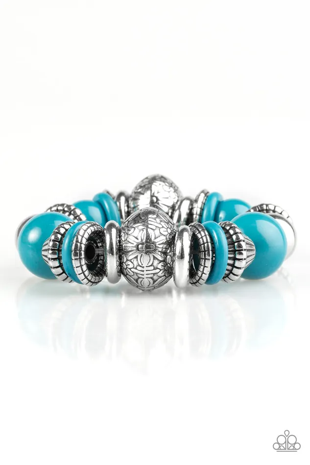 Paparazzi Jewelry Bracelets Paparazzi Bracelet Seize The Season Blue