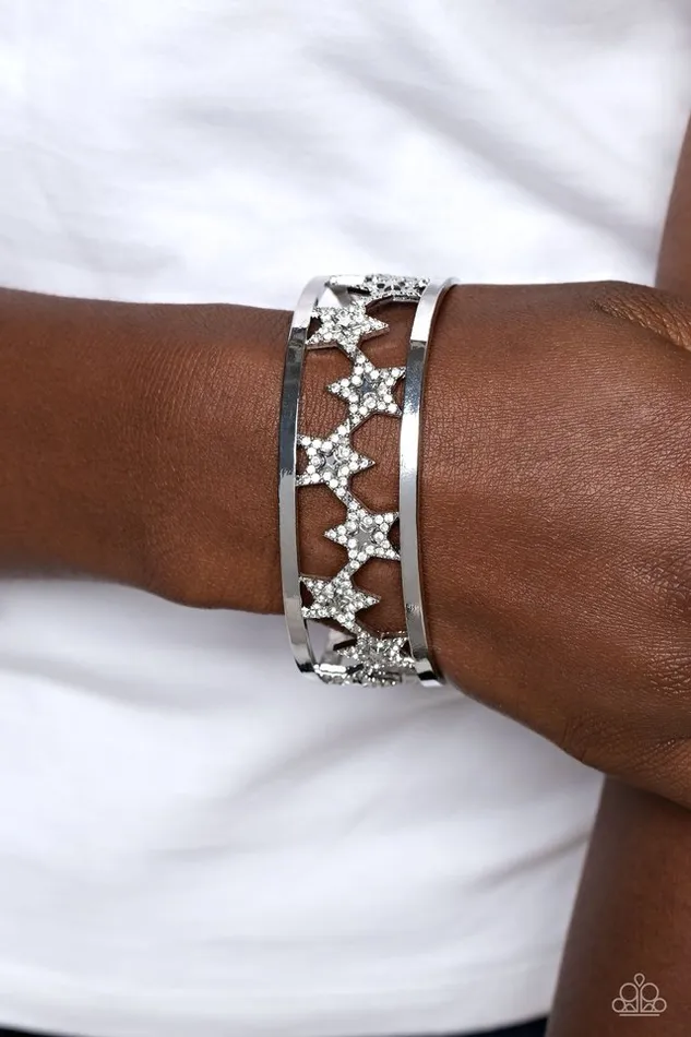 Paparazzi Jewelry Bracelets Paparazzi Bracelet Starry Suffragette White