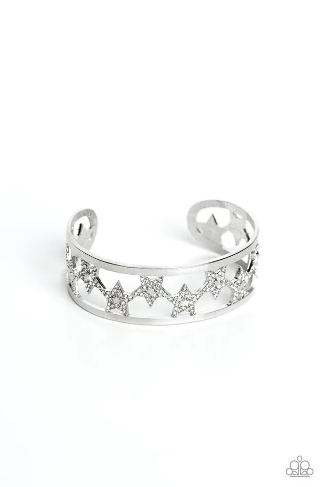 Paparazzi Jewelry Bracelets Paparazzi Bracelet Starry Suffragette White Paparazzi Jewelry Bracelets Paparazzi Bracelet Starry Suffragette White