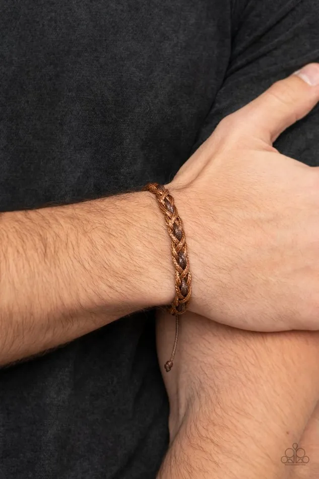 Paparazzi Jewelry Bracelets Paparazzi Bracelet Wanderlust Vibes Brown