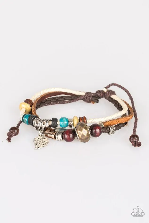 Paparazzi Jewelry Bracelets Paparazzi Bracelet Woodland Wonderland Brown