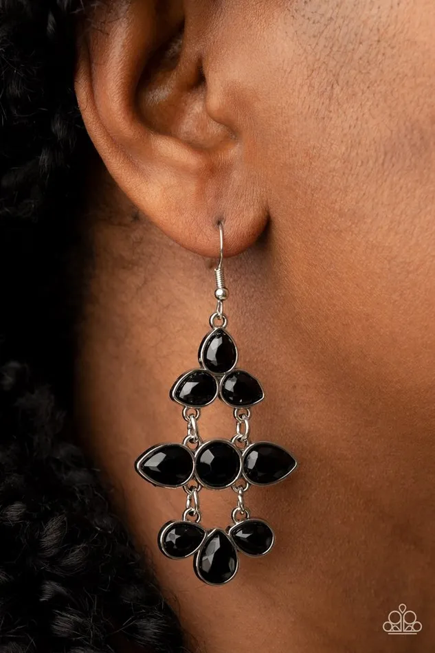 Paparazzi Jewelry Earrings Paparazzi Earring Bay Breezin Black