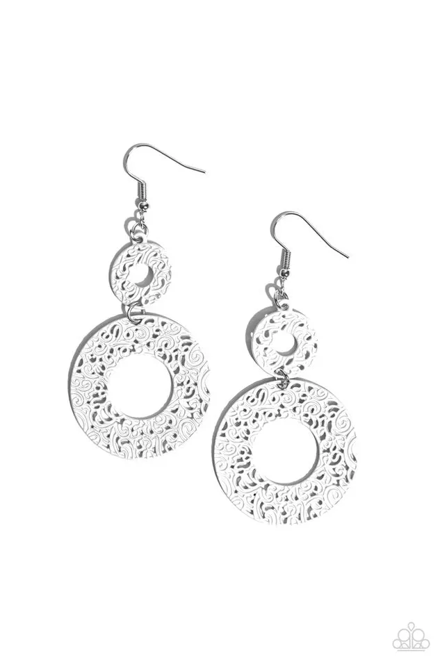 Paparazzi Jewelry Earrings Paparazzi Earring Cabo Courtyard White Paparazzi Jewelry Earrings Paparazzi Earring Cabo Courtyard White
