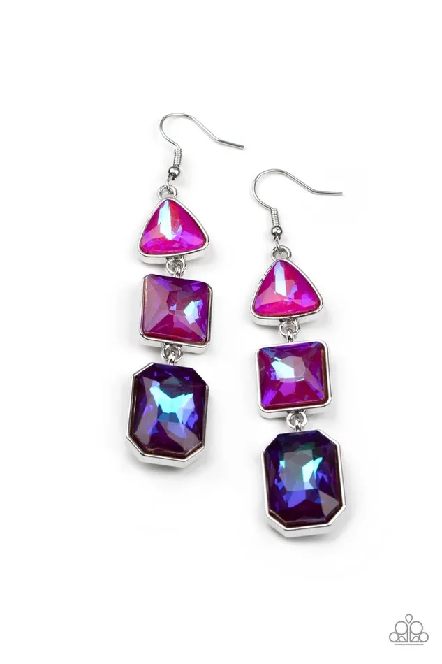 Paparazzi Jewelry Earrings Paparazzi Earring Cosmic Culture Purple Paparazzi Jewelry Earrings Paparazzi Earring Cosmic Culture Purple