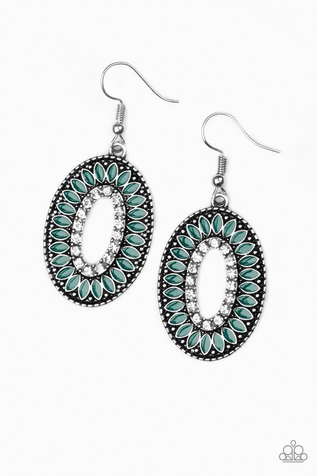 Paparazzi Jewelry Earrings Paparazzi Earring Fishing For Fabulous Green