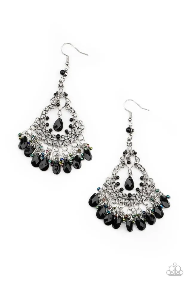 Paparazzi Jewelry Earrings Paparazzi Earring Ill Take That As A Compliment Black Paparazzi Jewelry Earrings Paparazzi Earring Ill Take That As A Compliment Black