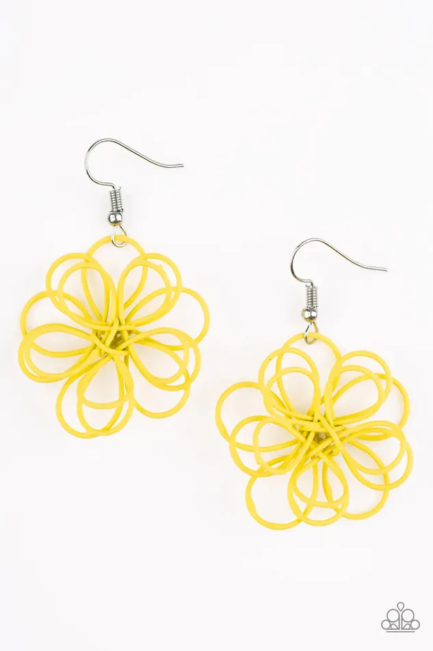 Paparazzi Jewelry Earrings Paparazzi Earring Midsummer Magic Yellow