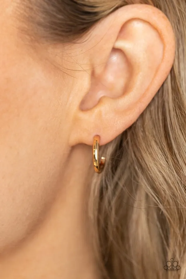 Paparazzi Jewelry Earrings Paparazzi Earring SmallScale Shimmer Gold