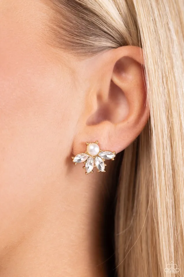 Paparazzi Jewelry Earrings Paparazzi Earring Stellar Showcase Gold