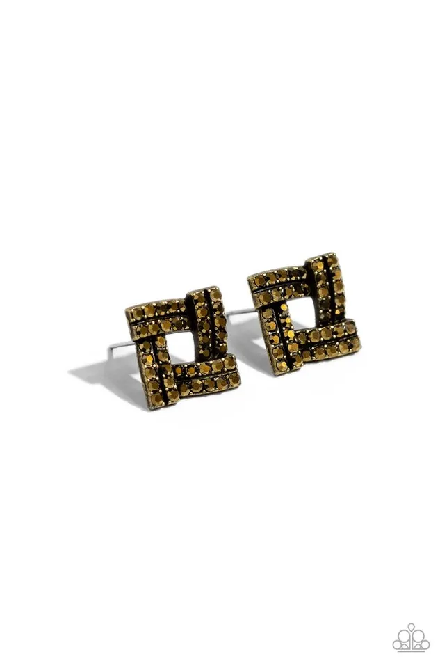 Paparazzi Jewelry Earrings Paparazzi Earring Times Square Scandalous Brass Paparazzi Jewelry Earrings Paparazzi Earring Times Square Scandalous Brass