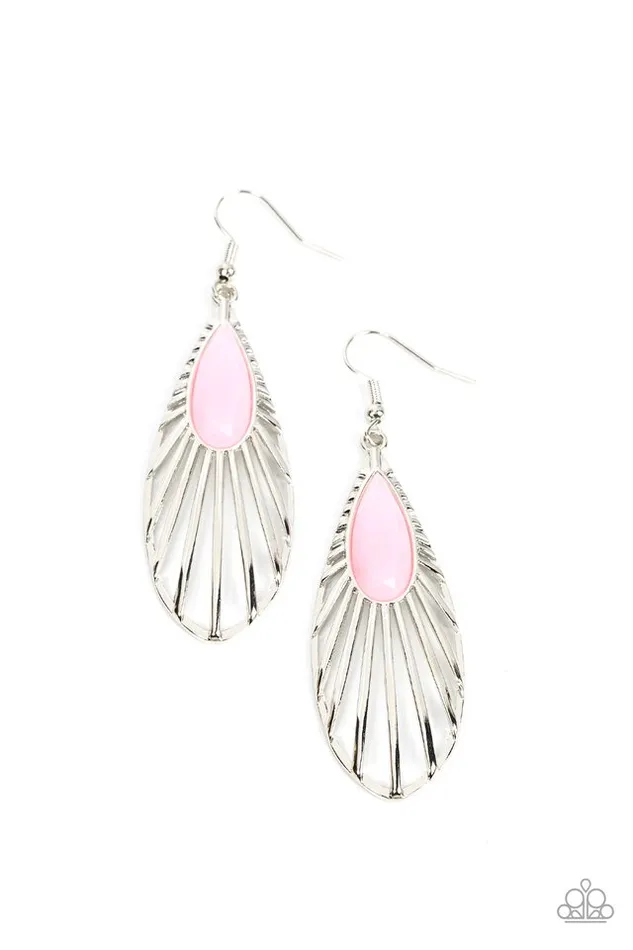 Paparazzi Jewelry Earrings Paparazzi Earring WINGADingDing Pink Paparazzi Jewelry Earrings Paparazzi Earring WINGADingDing Pink