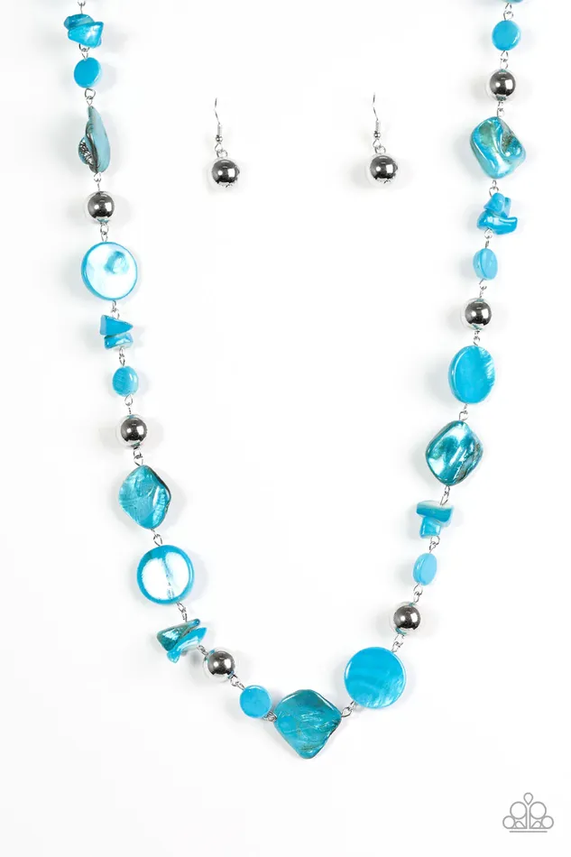 Paparazzi Jewelry Necklaces Paparazzi Necklace A World To SEA Blue