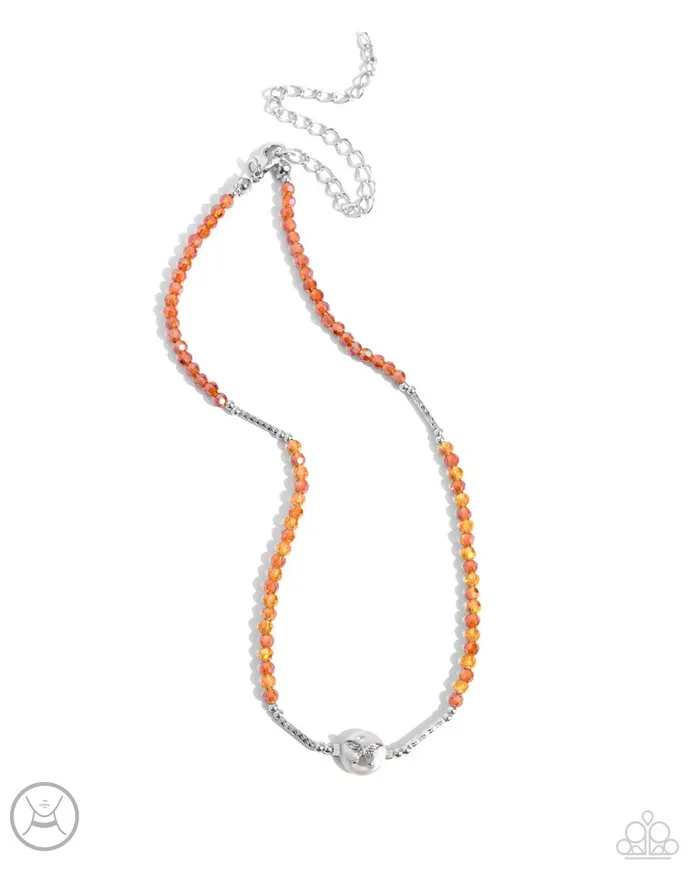 Paparazzi Jewelry Necklaces Paparazzi Necklace Aerial Action Orange Paparazzi Jewelry Necklaces Paparazzi Necklace Aerial Action Orange