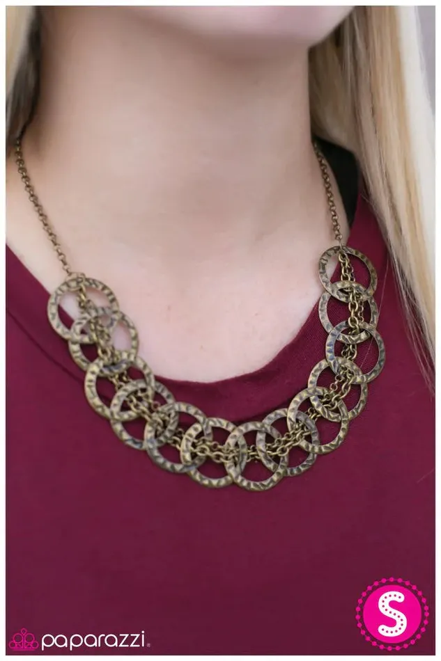 Paparazzi Jewelry Necklaces Paparazzi Necklace All Together Now Brass