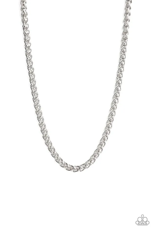 Paparazzi Jewelry Necklaces Paparazzi Necklace Big Talker Silver