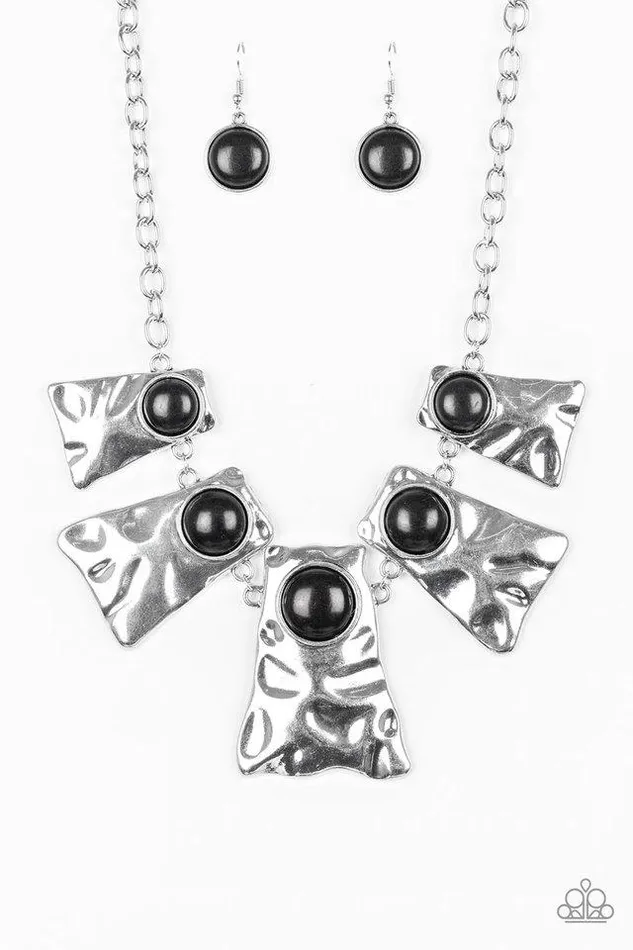 Paparazzi Jewelry Necklaces Paparazzi Necklace Cougar Black