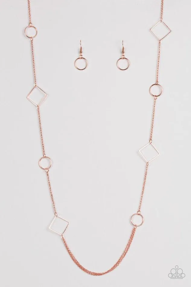 Paparazzi Jewelry Necklaces Paparazzi Necklace Full Frame Copper