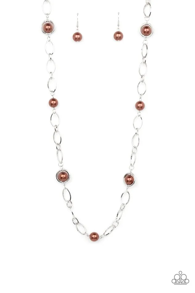 Paparazzi Jewelry Necklaces Paparazzi Necklace Fundamental Fashion Brown Paparazzi Jewelry Necklaces Paparazzi Necklace Fundamental Fashion Brown