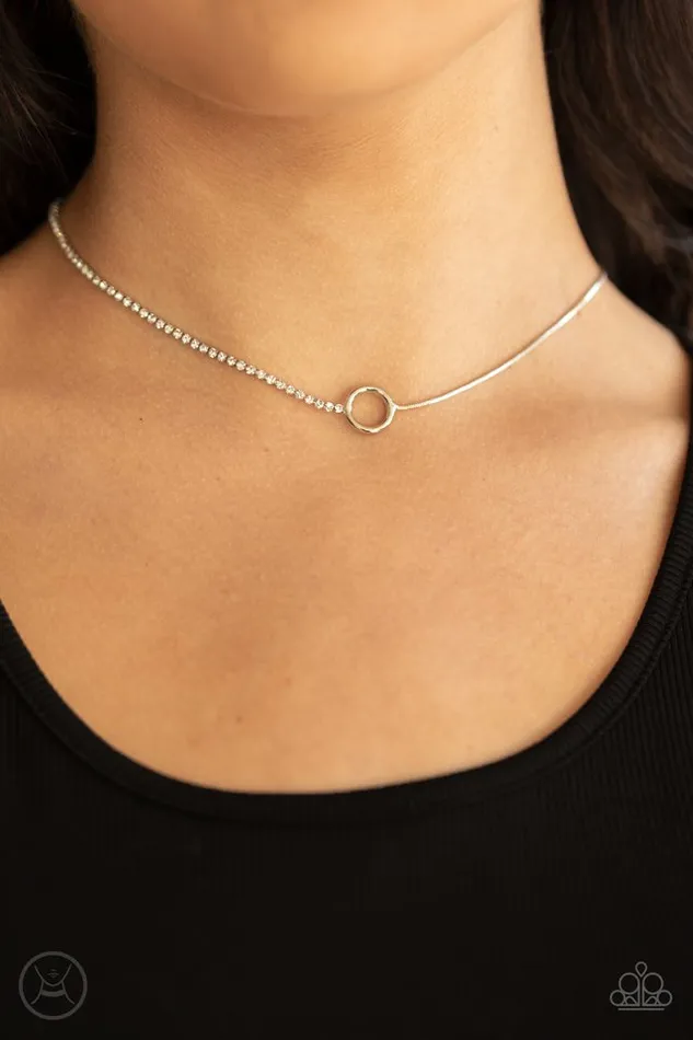 Paparazzi Jewelry Necklaces Paparazzi Necklace Gotta Split White