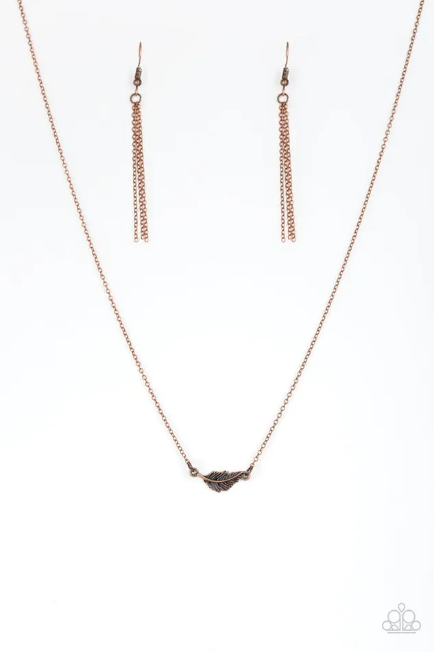 Paparazzi Jewelry Necklaces Paparazzi Necklace InFlight Fashion Copper Paparazzi Jewelry Necklaces Paparazzi Necklace InFlight Fashion Copper