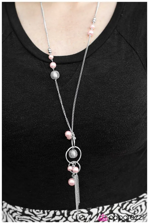 Paparazzi Jewelry Necklaces Paparazzi Necklace Love Poem Pink