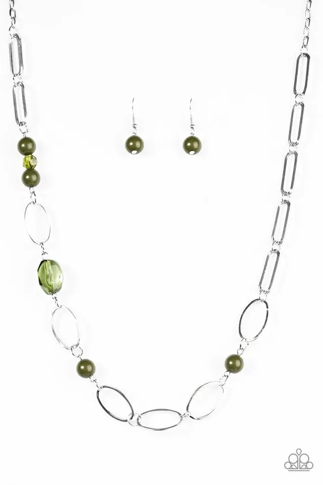 Paparazzi Jewelry Necklaces Paparazzi Necklace Marvelously Modern Green