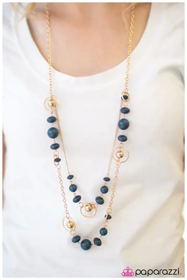 Paparazzi Jewelry Necklaces Paparazzi Necklace Outlier Blue
