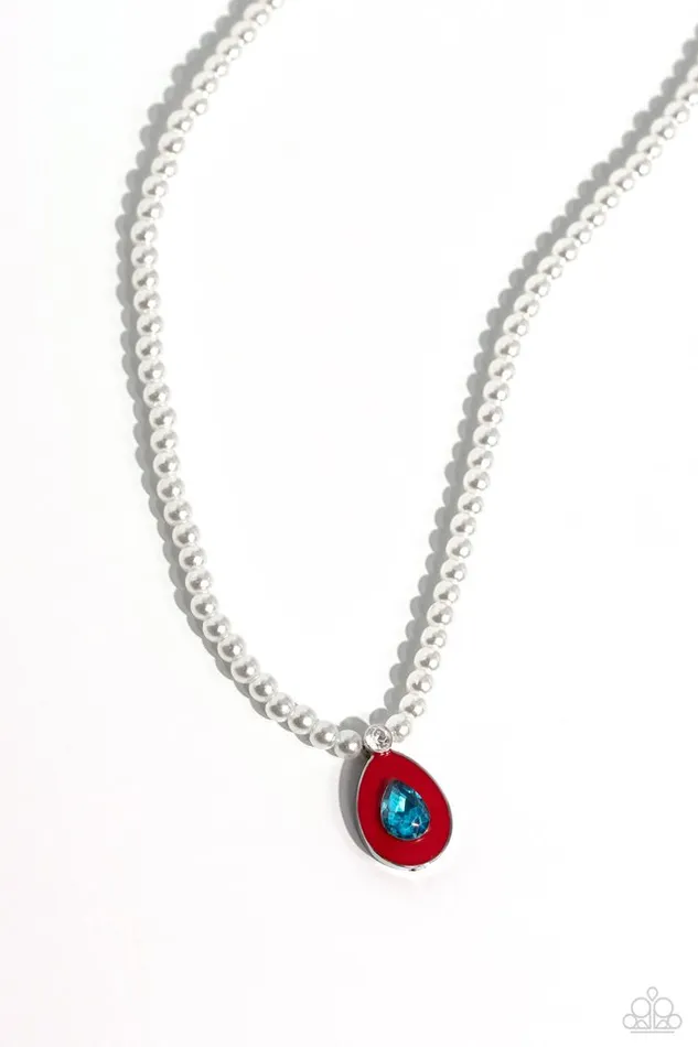 Paparazzi Jewelry Necklaces Paparazzi Necklace PEARLdemonium Red Paparazzi Jewelry Necklaces Paparazzi Necklace PEARLdemonium Red